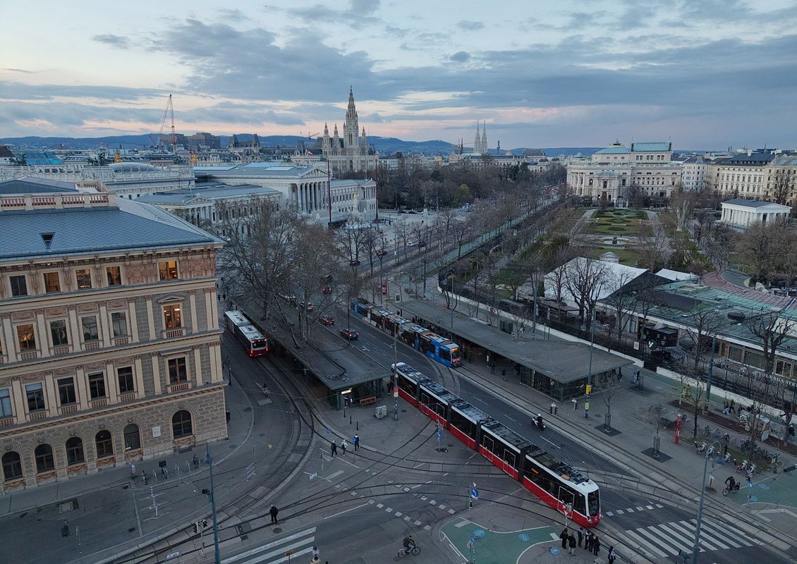 Wien vom Dach des Naturkundemuseums
