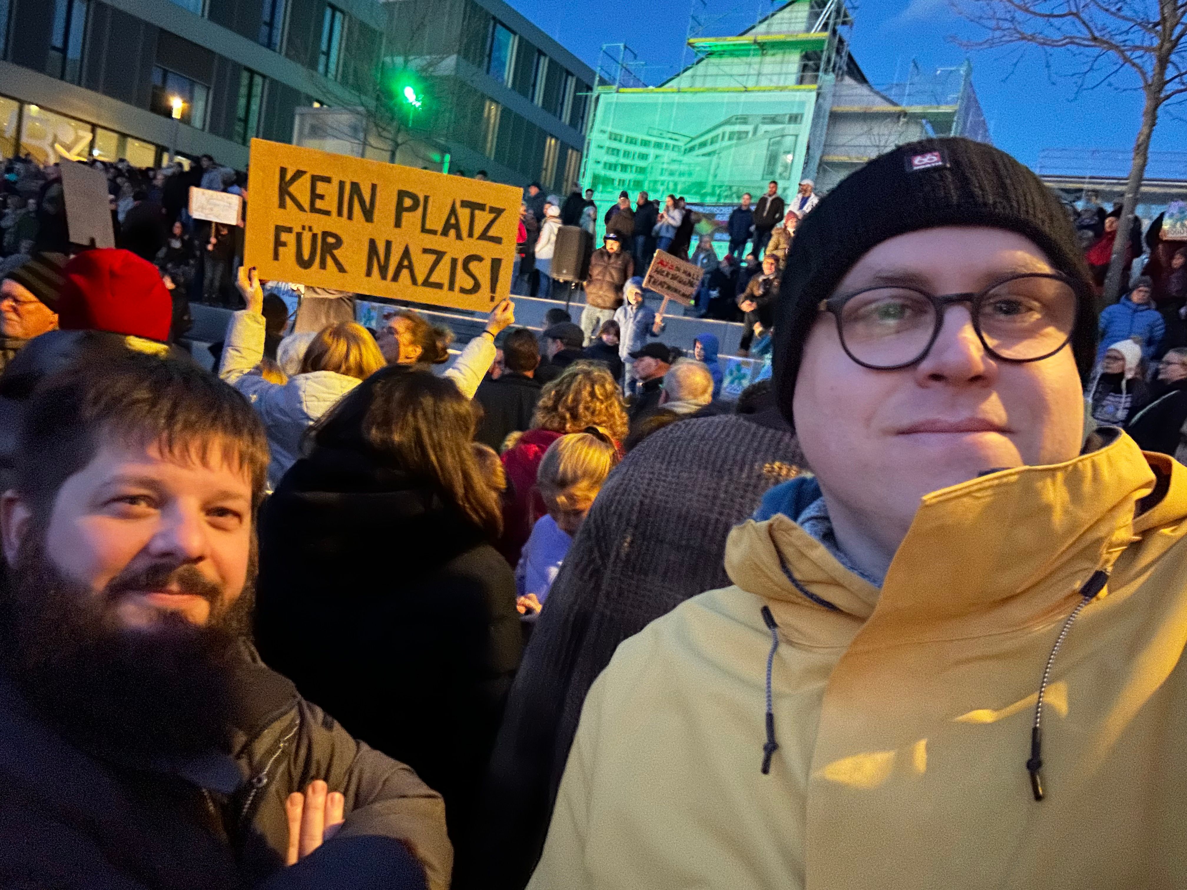 Demonstration gegen Rechts am 26.01.2024 in Ingelheim, Rheinland-Pfalz Demonstration gegen Rechts am 26.01.2024 in Ingelheim, Rheinland-Pfalz