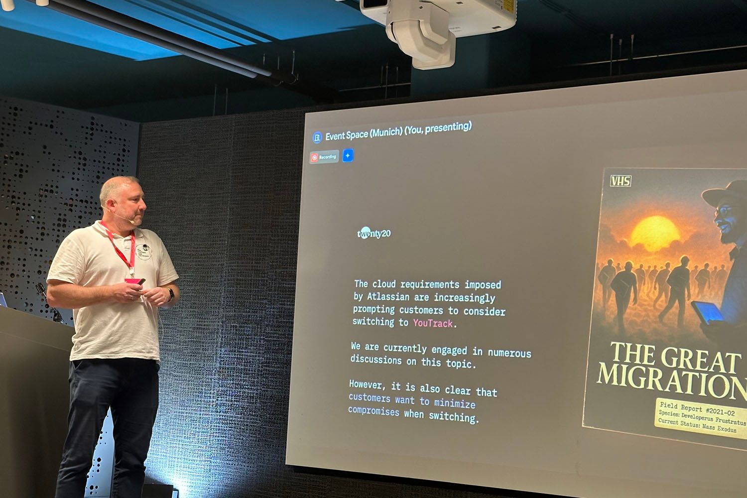 Stephan Weck präsentiert