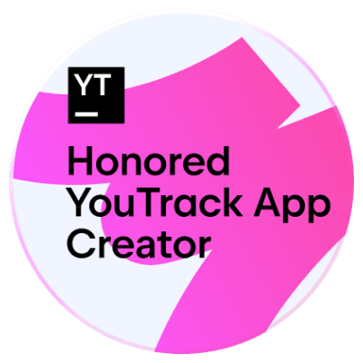 Honored YouTrack App Creator Badge